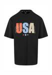 Футболка с принтом USA Starter, черный - фото 6