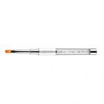 Кисть для геля OVAL №. 4 серебра Nails Company - фото