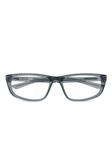 Очки с прямоугольной оправой Balenciaga Eyewear, серый - фото