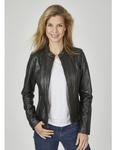 Кожаная куртка 7eleven Latina, черный - фото