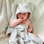 Набор полотенец и мочалок с капюшоном Baby Essentials, белый - фото 4