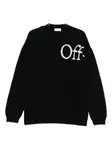 Свитер с логотипом OFF-WHITE, черный - фото