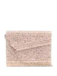 Клатч с блестками JIMMY CHOO, розовый - фото