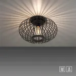 Потолочный светильник RACOON E27 1 шт. Exklusive E27 Just Light, черный - фото 12