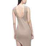 Feng Chen Wang Женское платье без рукавов khaki - фото 5