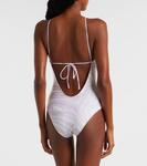 Купальник Marmo с бретелями-хомутом Pucci, Lavander - фото 3