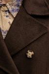 Пальто с шерстью Pedro Del Hierro, коричневый - фото 5