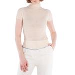 Свитер-поло Victoria Beckham, белый - фото