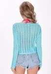 Джемпер IZIA, бирюзовый - фото 3