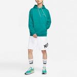 Толстовка Men's Nike Logo Embroidered Solid Color Fleece Lined Casual Pullover Green, мультиколор - фото 3
