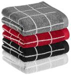 Полотенце Bio:Vio синий, темно-синий, 50/100 см - фото 4