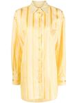 ETRO платье-рубашка в полоску, желтый - фото