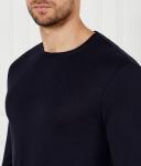 Лонгслив мужской Boss из вискозы и шерсти, синий - фото 4