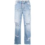DSQUARED 2 Dsquared2 потертые джинсы прямого кроя - фото 3