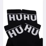 Комплект из 2 носков qs в рубчик Iconic cc Hugo, черный - фото 4