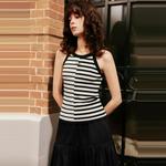 ELLE Топ Women's Black White - фото 4