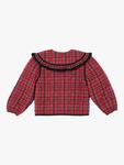 Детская куртка с воротником в клетку Angel & Rocket, Red/Multi - фото 5