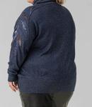 Jenika Вязаный Топ - Plus Size, цвет Navy -bl^nk- - фото 3