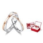 MOLADY Пара серебряных колец Sterling Silver унисекс - фото 9