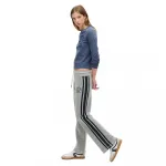 Брюки Superdry Athletic Stripe Flare sweat, серый - фото 6