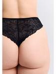 Трусы Erlich Textil String FLUID LACE HIGH WAIST BRAZIL, черный - фото 4