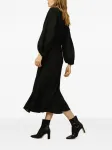 Платье миди с объемными рукавами Ivy Oak, черный - фото 2