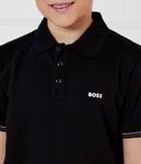 Рубашка поло Regular fit Boss Kidswear, черный - фото 4