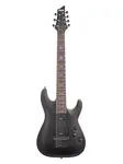 Электрогитара Schecter Demon 7, состаренный черный сатин - фото 2