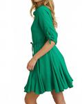 Мини-платье Kelli Button зеленого цвета Gilli, зеленый - фото 3
