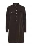 Платье PULZ PZSALLY LS PLACKET DRESS, Espresso/Dark Brown - фото 6