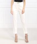 Льняные брюки Regular fit Pinko, белый - фото