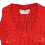 Футболка-майка женская красная FENDI - фото 5