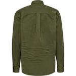 Рубашка с вышитым логотипом и фигурным подолом DSQUARED 2, зеленый - фото 4