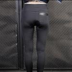 Леггинсы женские черные Nike - фото 3