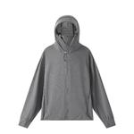 Защитная одежда от солнца унисекс BAGE, белый женский [Усовершенствованная модель со съемным козырьком] - фото 4