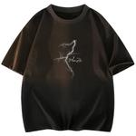 Футболка унисекс хлопковая, светло-абрикосовая - фото 5