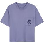 Футболка SS25 женская Calvin Klein, фиолетовый - фото