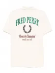 Рубашка поло с вышивкой Fred Perry, белый - фото 2