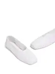 Балетки с тисненым бантом Marni, белый - фото 5
