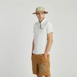 Футболка поло мужская CAT, белая - фото 11