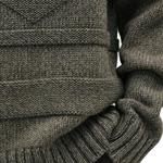 Свитер мужской Cashmere HERMES, серый - фото 4