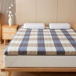Yalu Хлопковый матрас 90х190 см, синий в клетку - фото 5