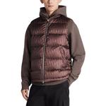 DIOR Коричневая Безрукавная Пуховая Куртка С Косым Кроем - фото 4