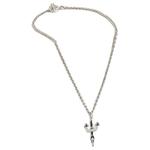 HERMES Металлическое колье унисекс серебро - фото 7