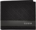 Кошелек Guess Men's, Black Printed - фото