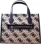 GUESS женская сумка Ruma Double Compartment Tote, Navy Logo - фото 3