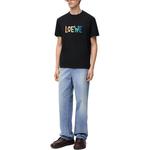 Футболка мужская черная Loewe, черный - фото 4