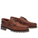 Ботинки Timberland Authentic 3-Eye Lug Handsewn Boat 'Brown' - фото 2