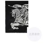 Экд шерстяной шарф Burberry, черный - фото