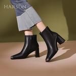 Ботильоны женские Harson, цвет Khaki (heel height 5.5cm) - фото 20